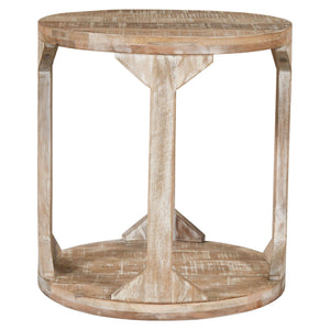 Avni Round Accent Table - small accent table with storage for a clutter-free space | Image 4 | InSTYLE Home & Rugs