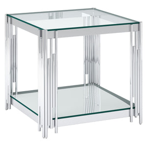 Estrel Large Accent Table - chic accent table for contemporary home interiors | Image 2 | InSTYLE Home & Rugs