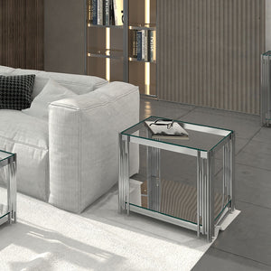 Estrel Large Accent Table - chic accent table for contemporary home interiors | Image 10 | InSTYLE Home & Rugs