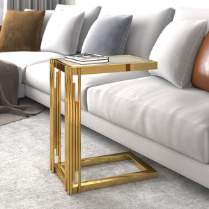 Estrel Small Accent Table - chic accent table for contemporary home interiors | Image 3 | InSTYLE Home & Rugs