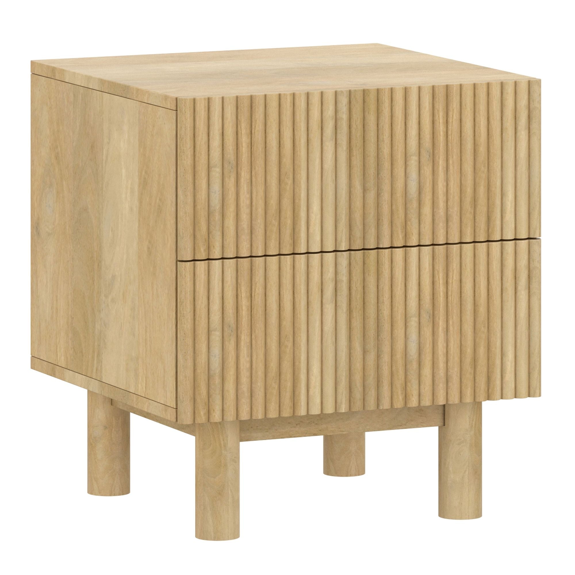 Sangra 2 Drawer Accent Table - functional accent table with unique design for any room | Image 2 | InSTYLE Home & Rugs