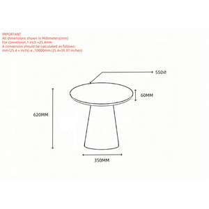 Galio Round Accent Table - chic accent table for contemporary home interiors | Image 8 | InSTYLE Home & Rugs