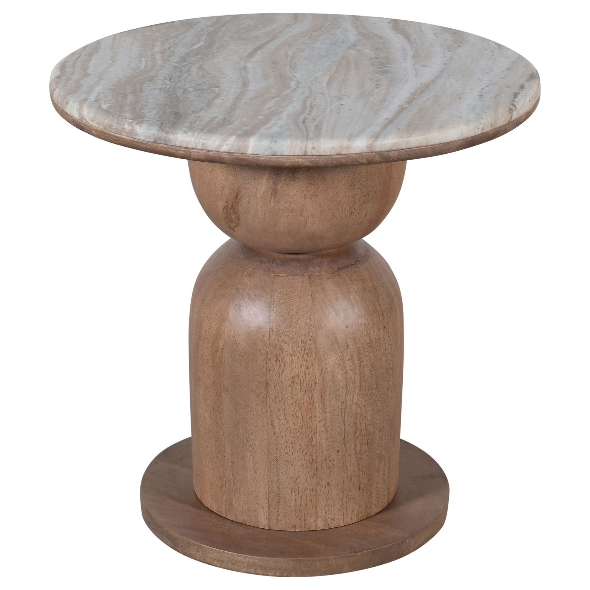 Martina Round Accent Table - chic accent table for contemporary home interiors | Image 1 | InSTYLE Home & Rugs