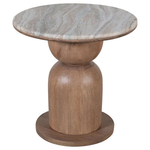 Martina Round Accent Table - chic accent table for contemporary home interiors | Image 1 | InSTYLE Home & Rugs