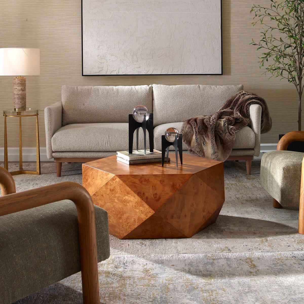 Hughes Coffee Table - functional centerpieces for homes | Image 1 | InSTYLE Home & Rugs