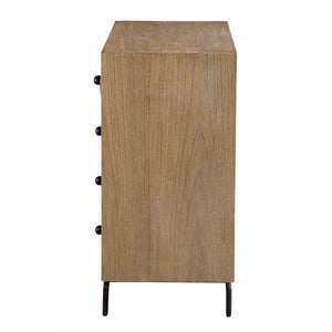 Millard 4 Drawer Chest - versatile drawer unit for office, bedroom, or living space | Image 4 | InSTYLE Home & Rugs