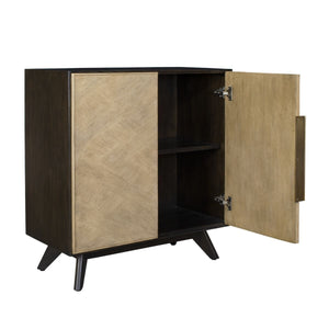 Reina 2 Door Cabinet - perfect storage for drinks and glassware | Image 6 | InSTYLE Home & Rugs