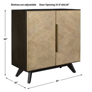 Reina 2 Door Cabinet - perfect storage for drinks and glassware | Image 9 | InSTYLE Home & Rugs