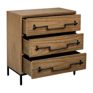 Jory Accent Chest, Natural - elegant drawers chest with ample space for clothes and accessories | Image 6 | InSTYLE Home & Rugs