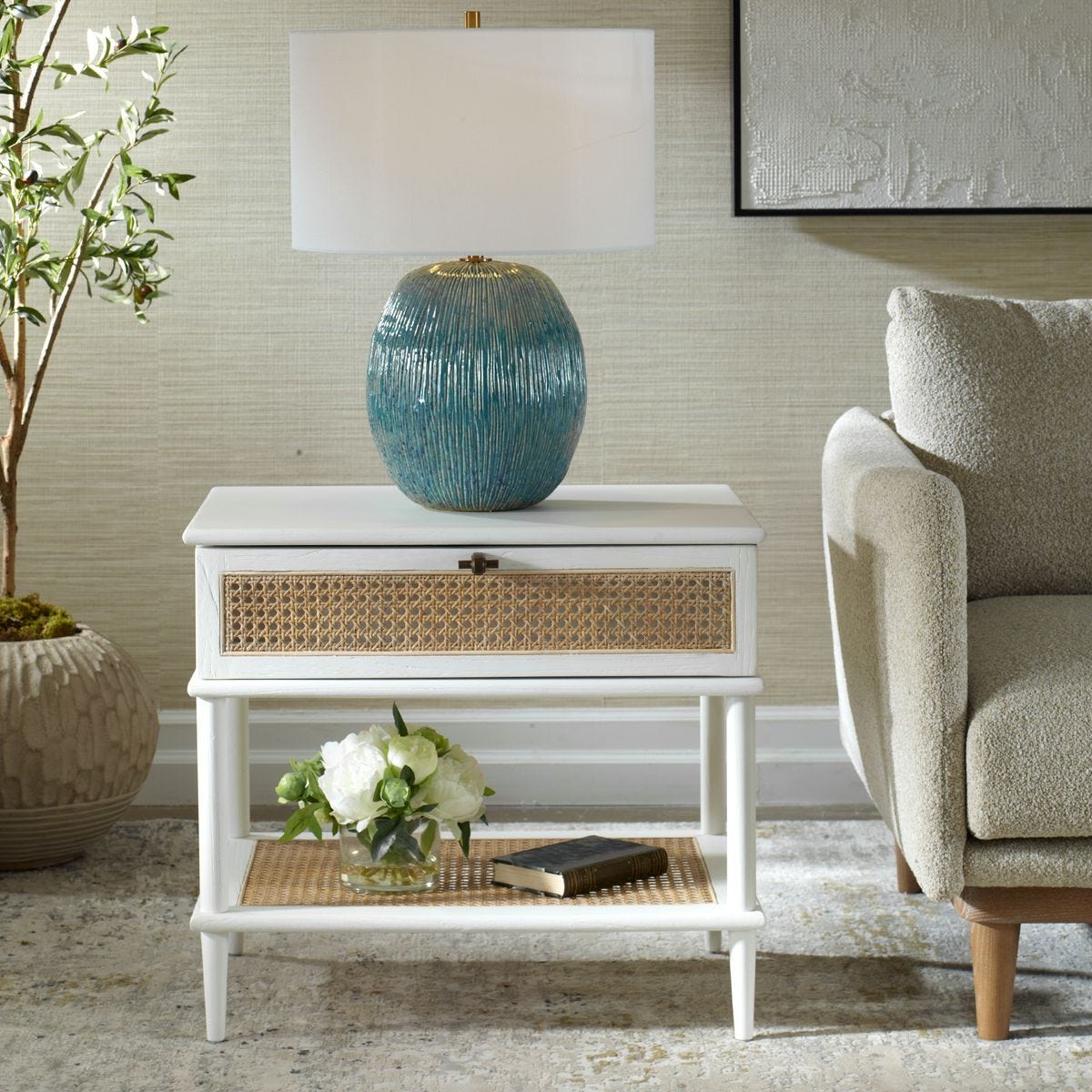 Coast Side Table, White - available in a variety of materials and styles | Image 1 | InSTYLE Home & Rugs