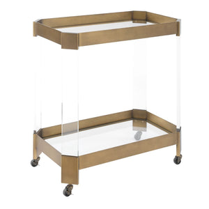 Giselle Bar Cart - available in various heights | Image 3 | InSTYLE Home & Rugs