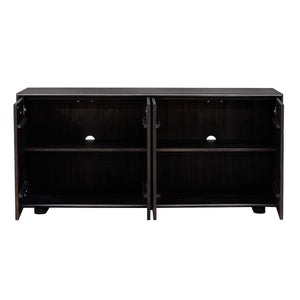 Stevenson 4 Door Cabinet - elegant cabinets for your bar | Image 7 | InSTYLE Home & Rugs