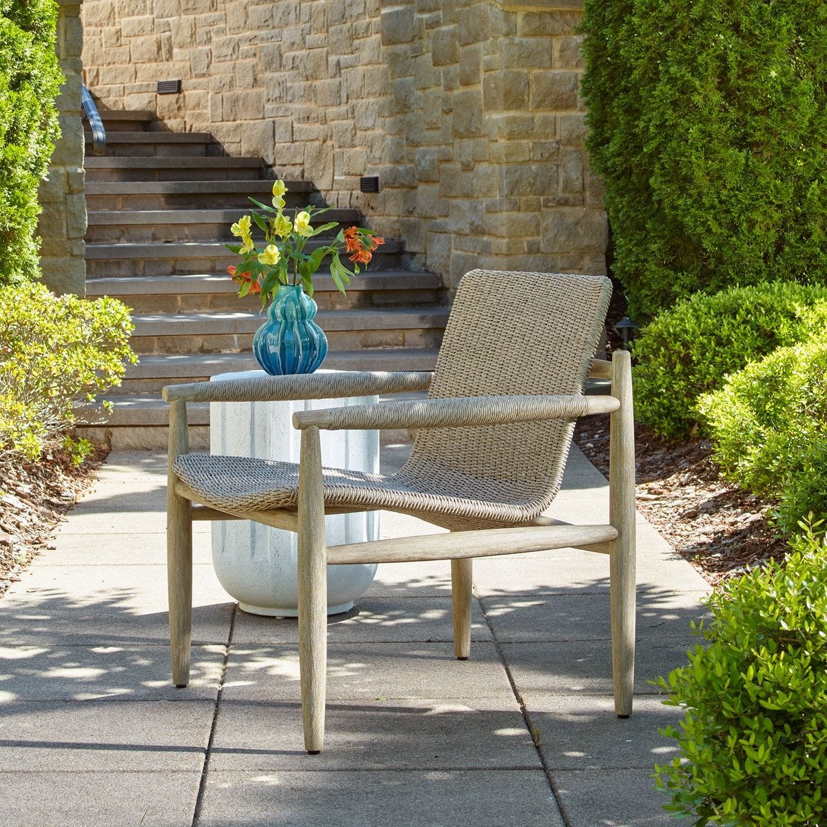 Sumba Outdoor Lounge Chair, Oatmeal - stylish lounge chairs for any room | Image 1 | InSTYLE Home & Rugs