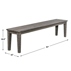 Forsyth Outdoor Bench - durable bench with modern style | Image 8 | InSTYLE Home & Rugs