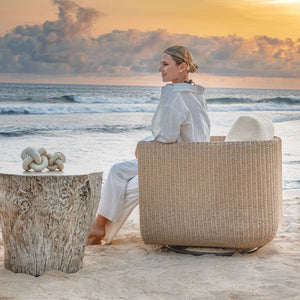 Oakmont Indoor-Outdoor Side Table - chic and functional side table for your living room | Image 6 | InSTYLE Home & Rugs