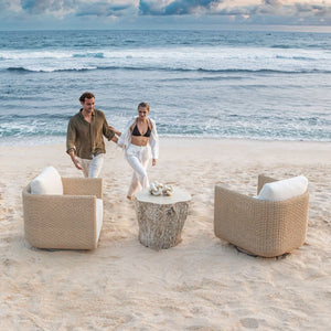 Oakmont Indoor-Outdoor Side Table - chic and functional side table for your living room | Image 3 | InSTYLE Home & Rugs
