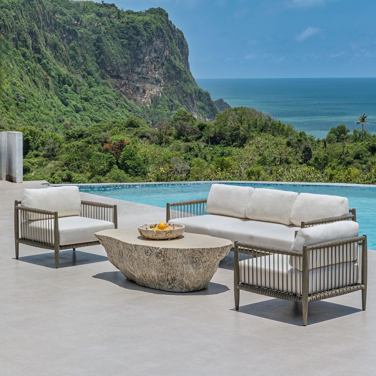 Oakmont Indoor-Outdoor Coffee Table - functional centerpieces for homes | Image 1 | InSTYLE Home & Rugs