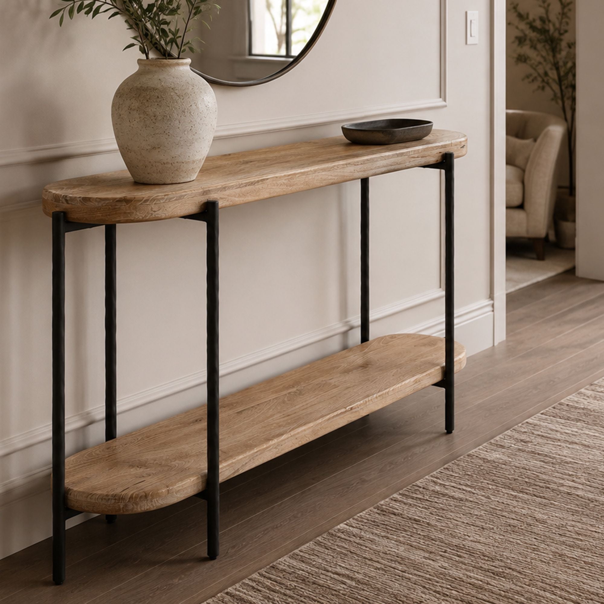 Johar Console Table, 52" - perfect for hallway decor | Image 2 | InSTYLE Home & Rugs