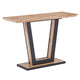 Forna Console Table in Natural and Black