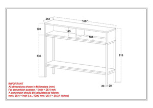 Ojas Console Table, 42" - perfect for hallway decor | Image 8 | InSTYLE Home & Rugs