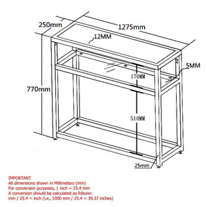 Quinn Console Table, 50.25" - slim tables for entryways | Image 8 | InSTYLE Home & Rugs