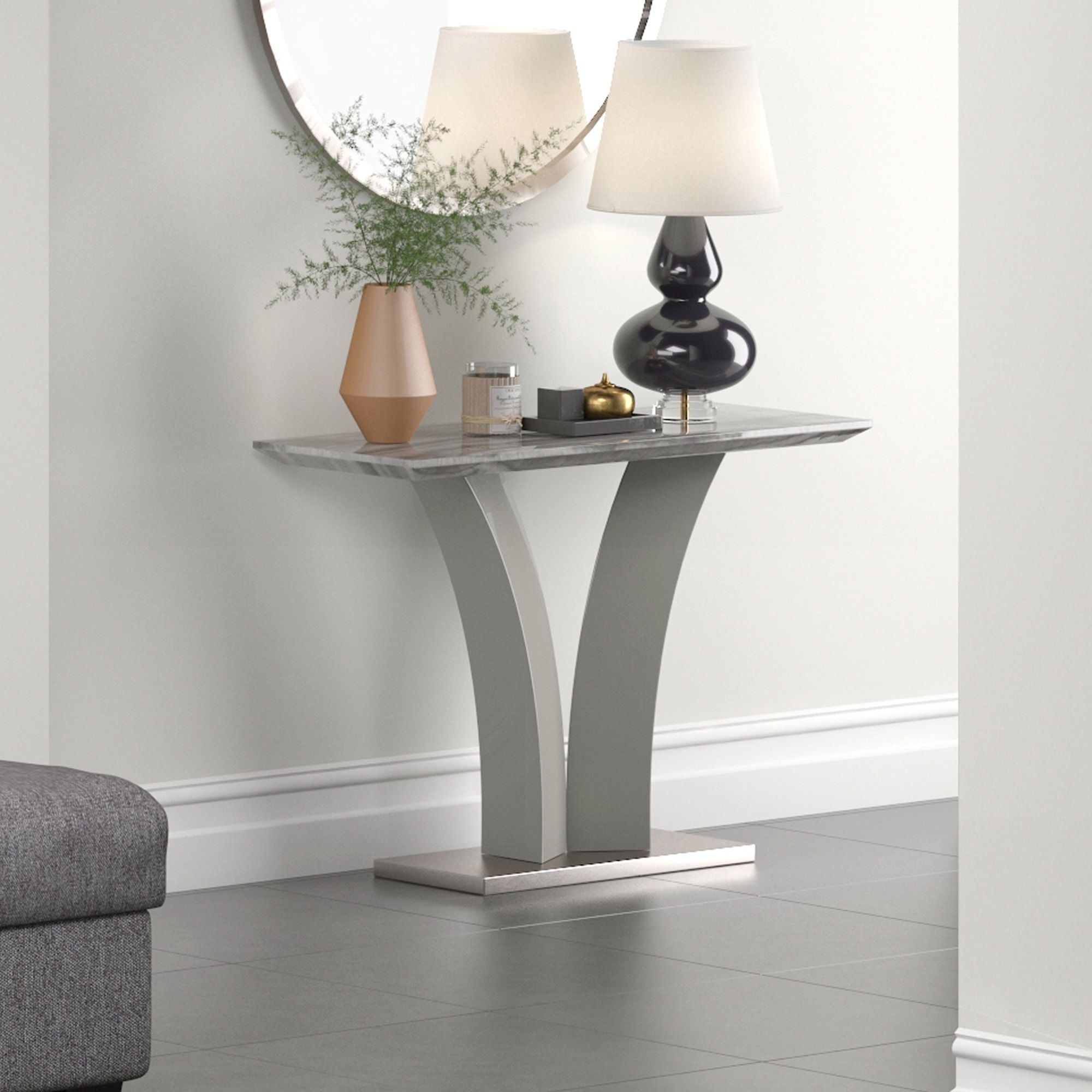 Napoli Console Table, 43.5" - sleek design for modern homes | Image 2 | InSTYLE Home & Rugs