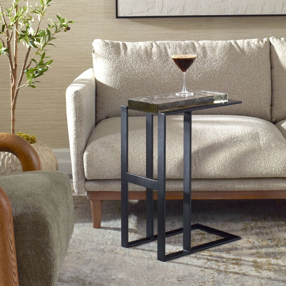 Soma Accent Table - chic accent table for contemporary home interiors | Image 1 | InSTYLE Home & Rugs