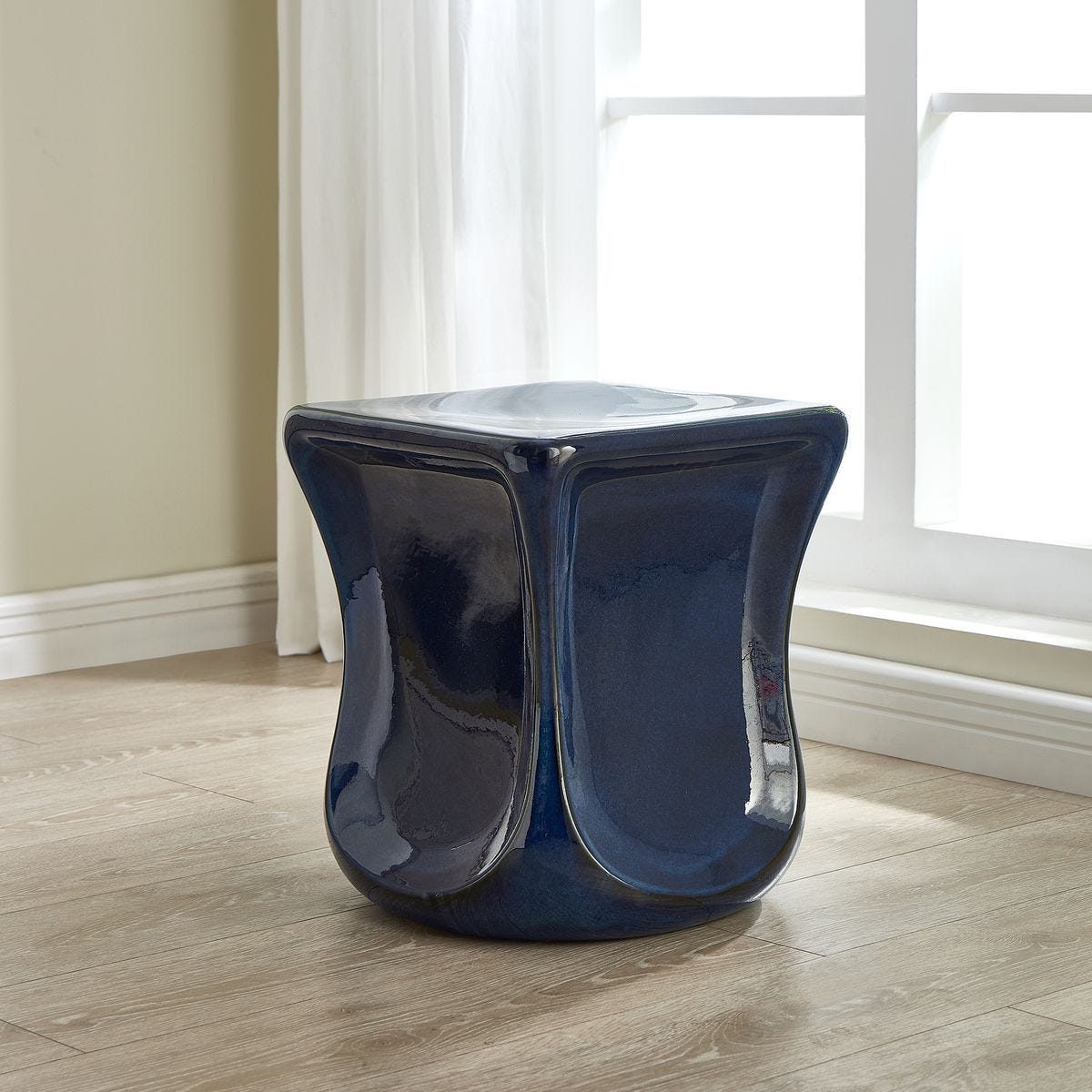 Kaz Garden Stool - compact and stylish design | Image 1 | InSTYLE Home & Rugs