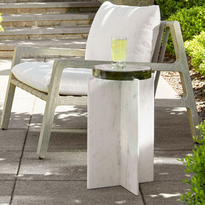 Olina Indoor-Outdoor Accent Table - small accent table with storage for a clutter-free space | Image 1 | InSTYLE Home & Rugs