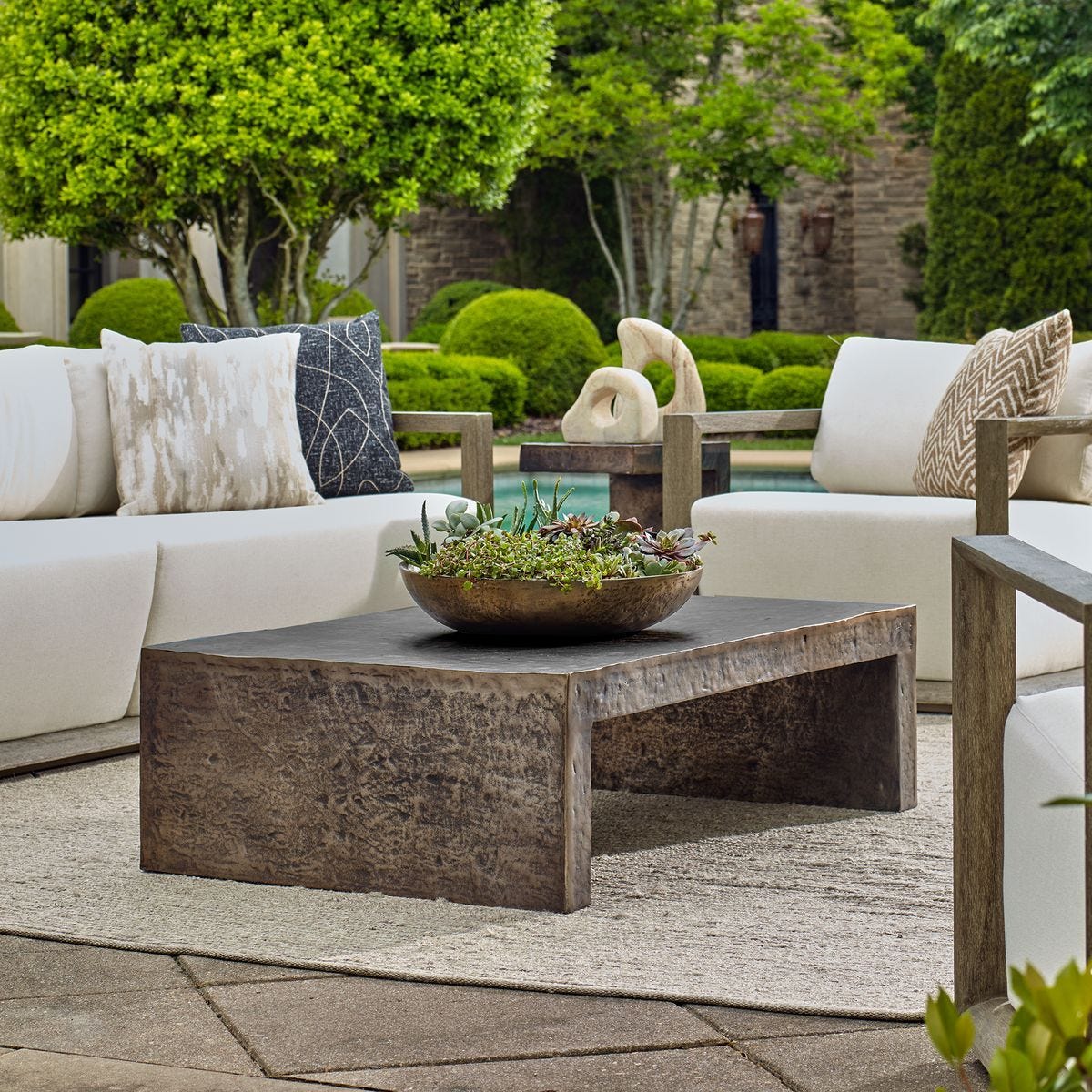 Obra Indoor-Outdoor Coffee Table - stylish tables for living rooms | Image 1 | InSTYLE Home & Rugs