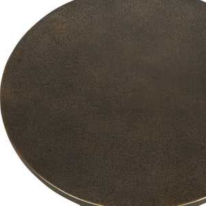 Joppa Indoor-Outdoor Accent Table, Golden Dark Bronze - functional accent table with unique design for any room | Image 4 | InSTYLE Home & Rugs