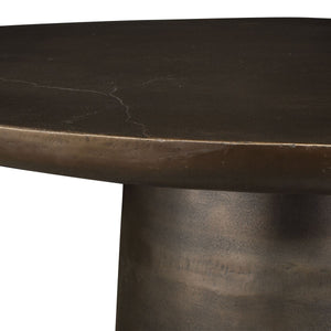 Madrone Indoor-Outdoor Dining Table, Golden Dark Bronze - perfect for family meals | Image 3 | InSTYLE Home & Rugs