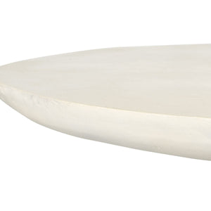 Madrone Indoor-Outdoor Dining Table, Warm White - stylish dining table for gatherings | Image 5 | InSTYLE Home & Rugs