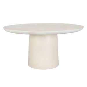 Madrone Indoor-Outdoor Dining Table, Warm White - stylish dining table for gatherings | Image 3 | InSTYLE Home & Rugs