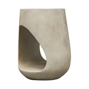 Lithos Indoor-Outdoor Accent Table - small accent table with storage for a clutter-free space | Image 4 | InSTYLE Home & Rugs