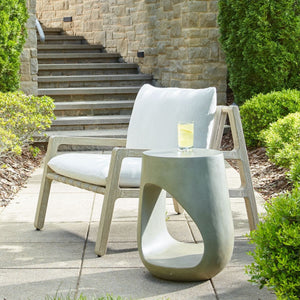 Lithos Indoor-Outdoor Accent Table - small accent table with storage for a clutter-free space | Image 1 | InSTYLE Home & Rugs