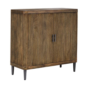 Pinstripe 2 Door Cabinet - stylish bar carts for entertaining | Image 4 | InSTYLE Home & Rugs