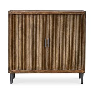 Pinstripe 2 Door Cabinet - stylish bar carts for entertaining | Image 2 | InSTYLE Home & Rugs