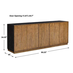 Kelvin 5 Door Cabinet - elegant cabinets for your bar | Image 8 | InSTYLE Home & Rugs