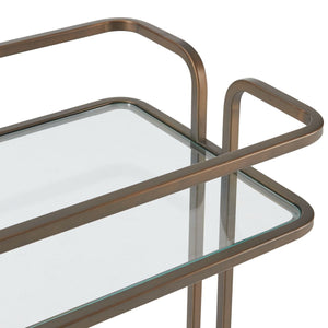 Erivo Bar Cart - elegant bar cart for hosting stylish cocktail parties | Image 7 | InSTYLE Home & Rugs
