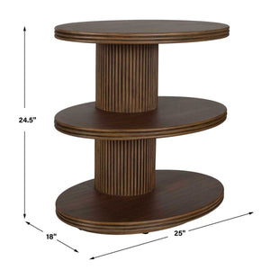 Top Tier Side Table - perfect for holding drinks, lamps, and other essentials | Image 7 | InSTYLE Home & Rugs