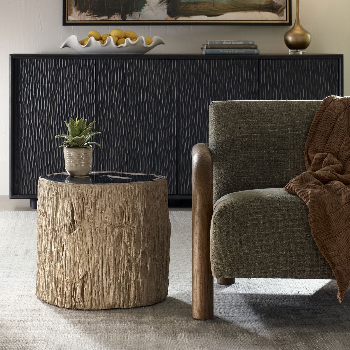 Arco Accent Table - small accent table with storage for a clutter-free space | Image 1 | InSTYLE Home & Rugs