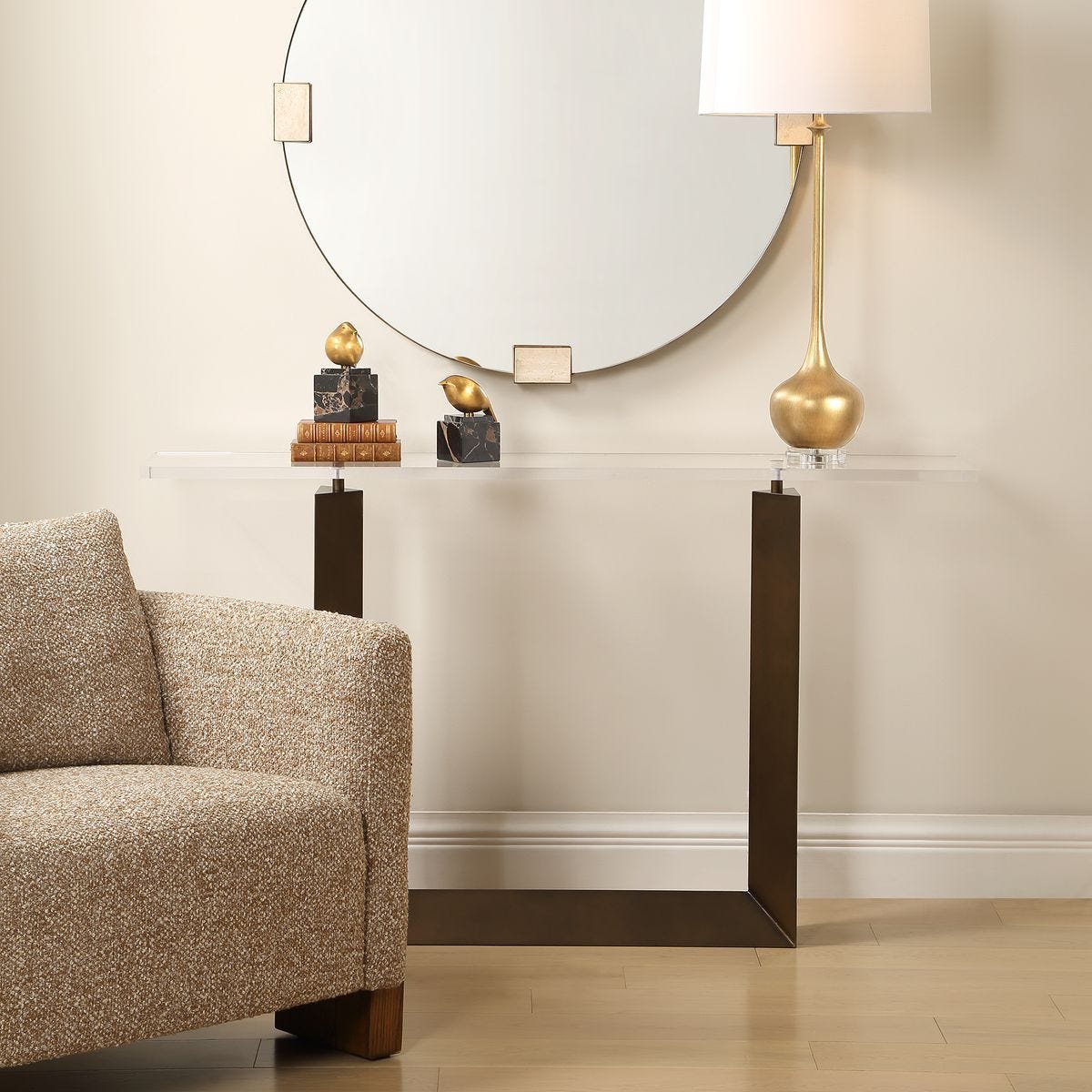 McElroy Console Table - elegant console table for modern living room decor | Image 1 | InSTYLE Home & Rugs