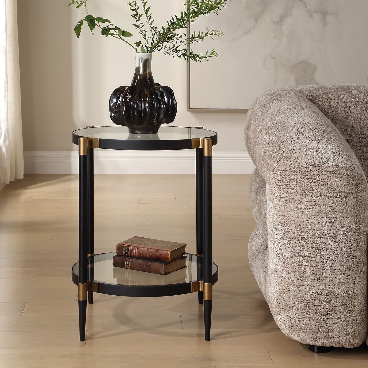 Chadid Side Table - perfect for holding drinks, lamps, and other essentials | Image 1 | InSTYLE Home & Rugs