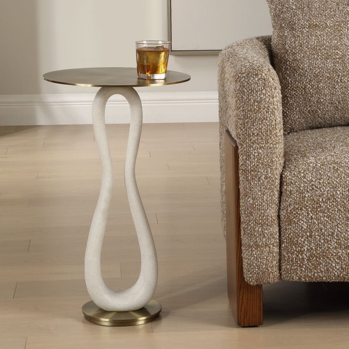 Sonia Accent Table - small accent table with storage for a clutter-free space | Image 1 | InSTYLE Home & Rugs
