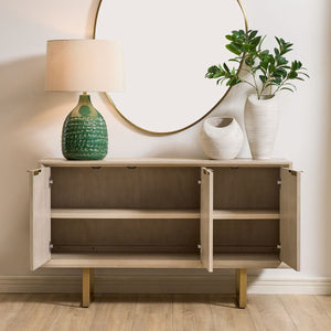 Maeva 3 Door Cabinet - stylish cabinet for modern spaces | Image 4 | InSTYLE Home & Rugs