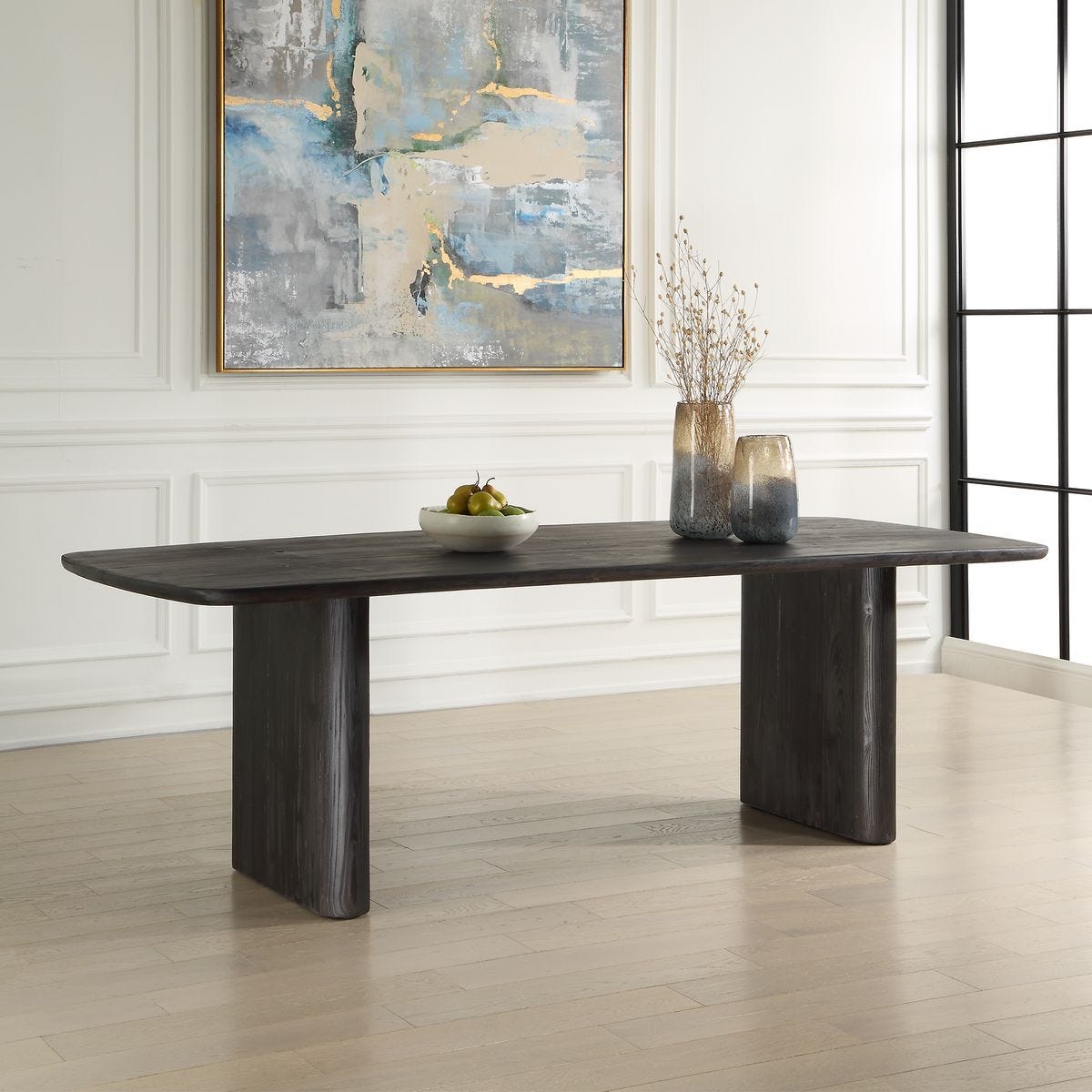 Kirin Dining Table, 2 Cartons - perfect for family meals | Image 2 | InSTYLE Home & Rugs