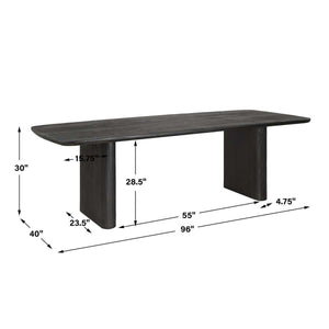 Kirin Dining Table, 2 Cartons - perfect for family meals | Image 6 | InSTYLE Home & Rugs