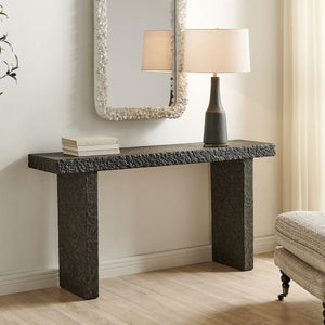 Hagan Indoor-Outdoor Console Table, Natural Slate, 2 CARTONS - compact console for organizing entryway or hallway essentials | Image 6 | InSTYLE Home & Rugs