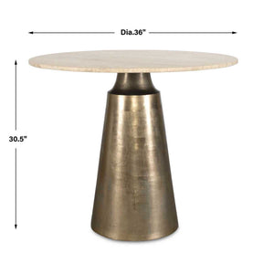 Midsummer Indoor-Outdoor Bistro Table, 2 Cartons - slim tables for entryways | Image 3 | InSTYLE Home & Rugs